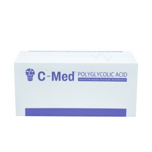Fir Sutura Acid Poliglicolic PGA 2/0, 1/2 Cerc, Ac Rotund 26 mm, 75 cm C-Med – 12 fire/cutie