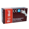 Manusi Examinare Latex Pudrate Nesterile C-Med 5 g Marimea XL - 100 buc/cutie